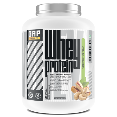 Gap sports Whey Protein 2kg - Saffron Pista Treat